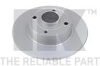 2X Brake Discs Pair Solid Fits Renault Clio Mk3 1.2 Rear 05 To 14 240Mm Set Nk
