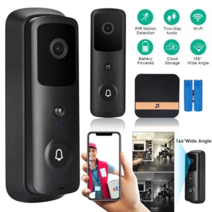 1080P Wireless Door Bell Camera With Chime WiFi Ring Doorbell HD Security Camera - Picture 1 of 12