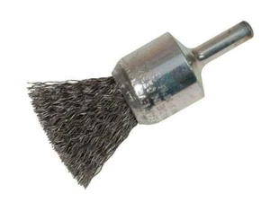 Lessmann End Brush With Shank 23/22 X 25Mm 0.30 Steel Wire LES453161 - Picture 1 of 1