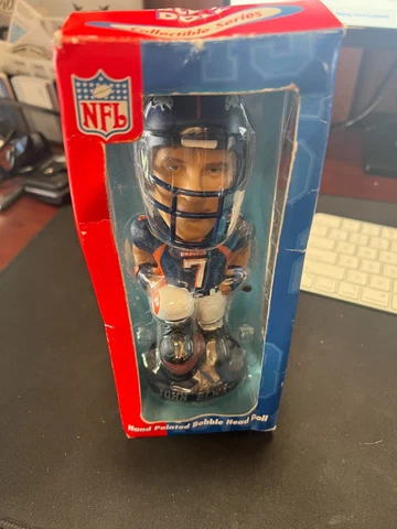 John Elway Bobblehead, Hand Painted QB Club Cover