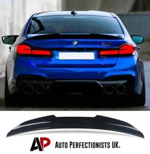 BMW 5 Series M5 G30 F90 Gloss Black Rear High Kick PSM Ducktail Spoiler Wing - Picture 1 of 10