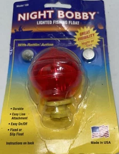 Night Bobby 158-R beleuchteter Angelschwimmer rot 1-3/4 Zoll - Bild 1 von 7