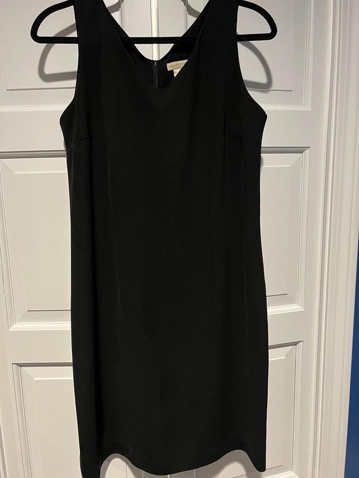 Apostrophe Women Black Cocktail Dress Size 12 - Image 1 of 4