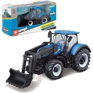 Burago New Holland con caricatore frontale - Foto 1 di 6