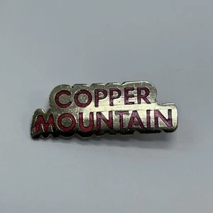 Copper Mountain goldfarbene Vintage Reisegebiete Ski Revers Mütze Pin Colorado gebraucht, in einwandfreiem Zustand - Bild 1 von 5