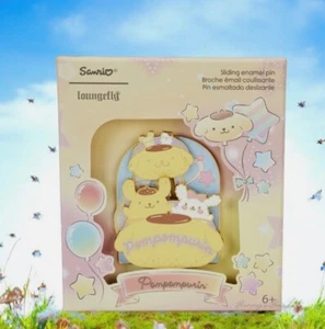 Loungefly Sanrio Pompompurin & Macaroon Carnival 3" Sliding Pin Limited Edition - Picture 1 of 5