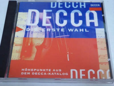 VARIOUS <  Decca - Die Erste Wahl, Höhepunkte aus dem Decca-Katalog  > NM (CD) - Bild 1 von 4