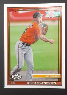 2021 Topps Pro Debut #PD-186 Jordan Westburg Baltimore Orioles - Image 1 of 2