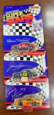 (3 LOT) RACING SUPERSTARS VINTAGE DIE-CAST BILL ELLIOT- JIMMY SPENCER- ERNIE - Image 1 of 4