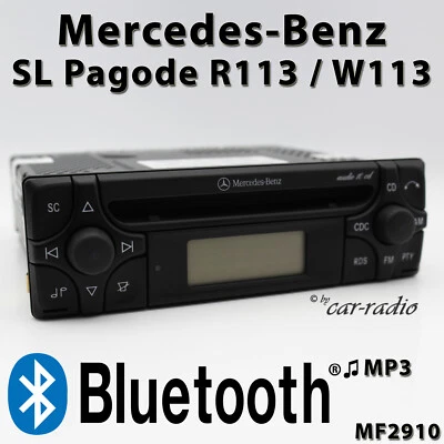 Mercedes R113 Radio Audio 10 CD MF2910 MP3 Bluetooth SL Pagode W113 Autoradio - Bild 1 von 4