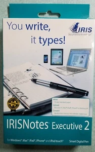 IRISNotes Executive 2 Digital Pen Windows, Mac, iPad, iPhone and iPod Touch - Afbeelding 1 van 3
