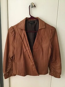 Women's designer soft genuine leather jacket, Nanette Lepore, size 6 - Picture 1 of 11