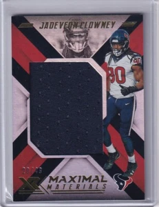 JADEVEON CLOWNEY 2018 Panini XR Maximal Materials #17 20/49 Texans - Picture 1 of 2