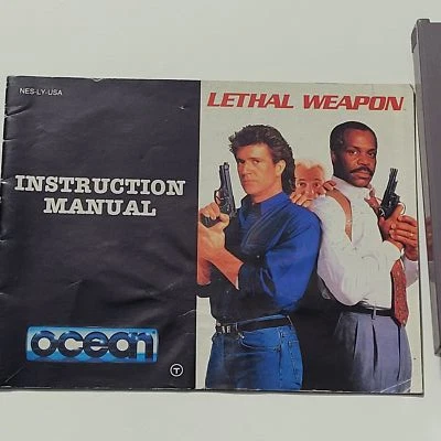 Arma letal - suelta con manual - buena - NES Foto 1 de 4