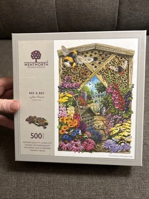 Rompecabezas de madera Wentworth, 500 piezas, BEE & BEE, John Francis, completo Foto 1 de 4