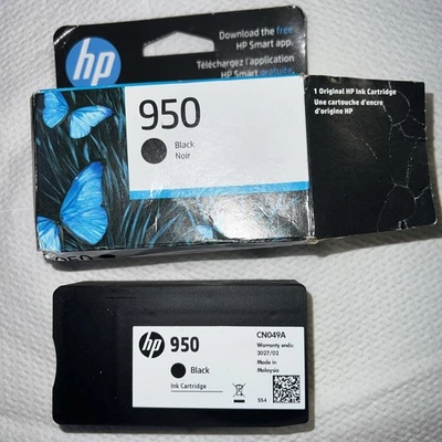 HP 950 Black Officejet Ink Cartridge 2/27 - USED - Image 1 of 3