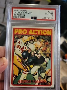 1972 Topps George Farmer In Action #252 - Bild 1 von 4