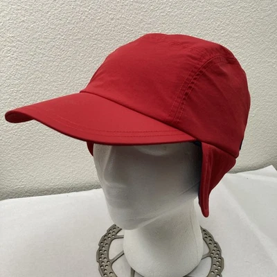 Gorra de béisbol Lands End Trapper talla S/M forrada de lana roja resistente al agua Foto 1 de 4
