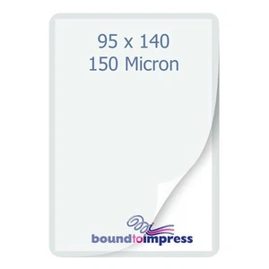 95x140mm Laminating Pouches - 150 Mic (Pkt 100), LSID95X140 - Picture 1 of 1