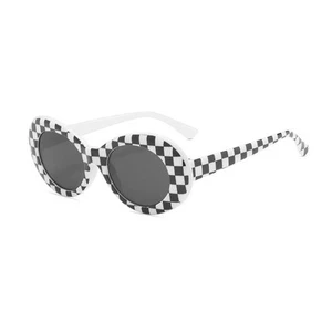 New fashion Kurt Cobain Oval Sunglasses Harajuku Men Vintage Retro Female - Picture 1 of 15