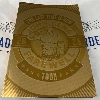 WWE JOHN CENA CONMEMORATIVO GOLDEN WRESTLING EVENTO PROGRAMA 2025 NYC MSG Foto 1 de 2