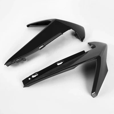 Panel de carenado de cubierta lateral del faro delantero negro para Honda CBR500R 2019-2023 Foto 1 de 4