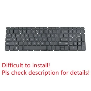 For HP 926559-001 925010-001 US Non-Backlit Black Keyboard - Afbeelding 1 van 1