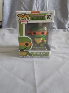 Michelangelo 8-Bit funko Pop!, Teenage Mutan Ninja Turtles, TMNT, Pop! 8-Bit,#07 - Picture 1 of 7