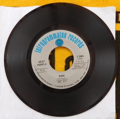Deep Purple 45 RPM Record-Hush - Image 1 of 2