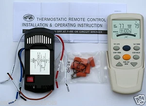 HAMPTON BAY CEILING FAN LCD THERMOSTATIC REMOTE CONTROL KIT ISLAND BREEZE - Bild 1 von 1