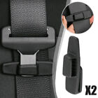 2pc Car Safety Belt Buckle Clip Protection Seat Belt Clamp Adjustment Lock-Parts