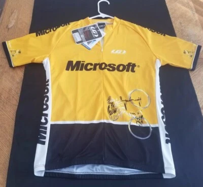 Camiseta deportiva de ciclismo Louis Garneau Pro Microsoft grande/unisex  Foto 1 de 4