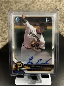2018 Bowman Chrome Luis Escobar 1st Prospect Autograph Auto #CPA-LE Pirates - Picture 1 of 3
