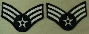 50 Lot USAF Senior Airman Patch Pair 4" Large MilitaryPatchB13A - Bild 1 von 3