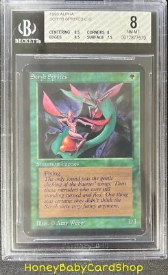 MTG Limited Edition Alpha 1993 Scryb Sprites BGS 8.0 NM/MT Old School 93/94 - Image 1 of 4