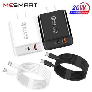 Wall Charger Adapter 20W Fast Charging Plug & Cable For Motorola G86 G86 G56 G15 - Picture 1 of 33