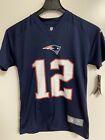 New England Patriots Tom Brady Youth Navy Name And Number Jersey, Xl 18/20  C