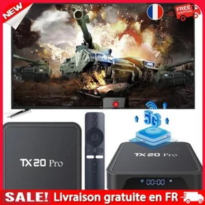fr Android 15.0 Smart TV Box 4K Media Player Dual WIFI BT Set Top Box 1GB 8GB(EU - Zdjęcie 1 z 12