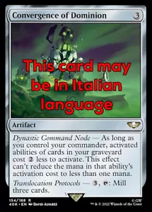 MTG CONVERGENCE OF DOMINION 154 EXC - CONFLUENZA DI POTERE - 40K - MAGIC - Imagen 1 de 1