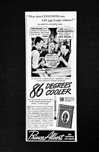 Vintage Prince Albert Tabak Reklame Half Pg Original 1940 Print Reklame - Bild 1 von 3