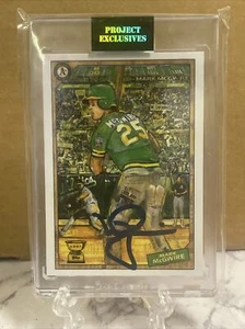 Topps Project 2020 Mark McGwire Andrew Thiele Auto 5/10 Authenticated - Picture 1 of 2