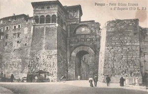 Cartolina Perugia Porta Urbica Etrusca O D'augusto animata nvg - Imagen 1 de 2