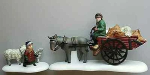 DEPT 56 BRINGING FLEECES TO THE MILL 5819-0 HERITAGE DICKENS SNOW VILLAGE - Picture 1 of 5