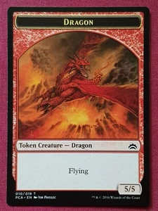 Magic The Gathering PLANECHASE 2012 DRAGON SAPROLING TOKEN card MTG - Picture 1 of 2