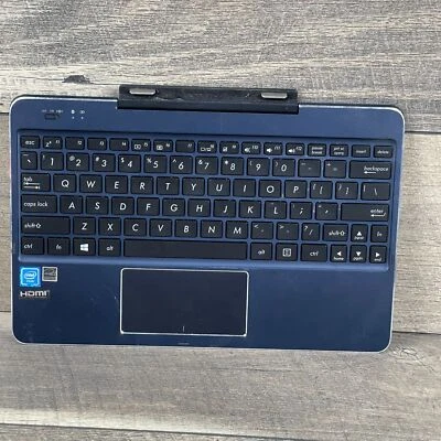 ASUS T100 Blue Mobile Dock Tablet Keyboard Please See Pictures and Description - Image 1 of 4