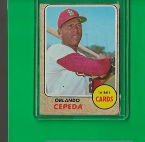 1968 Topps Orlando Cepeda St. Louis Cardinals #200  💥💥🎆  VG/VG+ - Picture 1 of 2