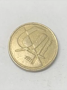 SPAIN FIVE (5) PESETAS COIN 1991 (KING JUAN CARLOS I) - Picture 1 of 2