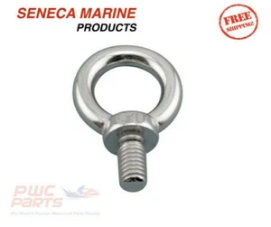 SENECA Industrial Machine Eye Bolt 316 Stainless 1/4" to 1" ALL SIZES S0316-000 - Picture 1 of 3