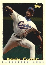 1995 Topps Cyberstats Chicago Cubs Baseball Card #212 Kevin Foster