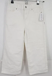 NWT PacSun Girls Kids Size 7 White Wide Leg Jeans Style 0042 - Picture 1 of 9